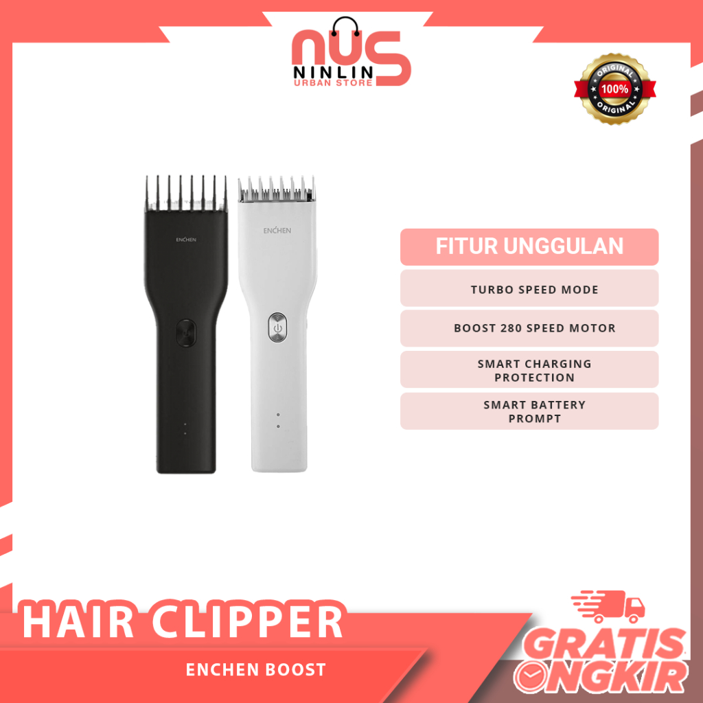 Enchen Boost Hair Clipper Alat Cukur Elektrik