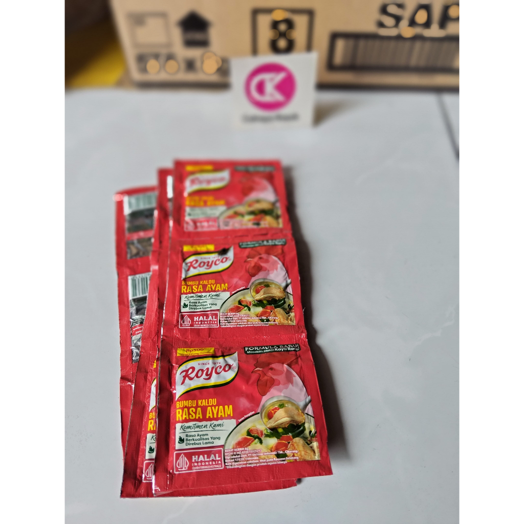 

Royco Ayam & Sapi Kemasan Sachet 1 Renteng | Bumbu Dapur