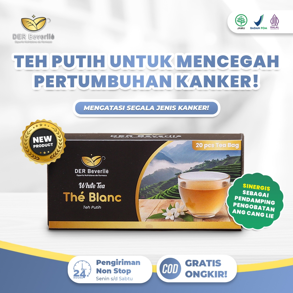 

Der Beverlle - The Blanc Teh Putih (White Tea) Mencegah Pertumbuhan Kanker