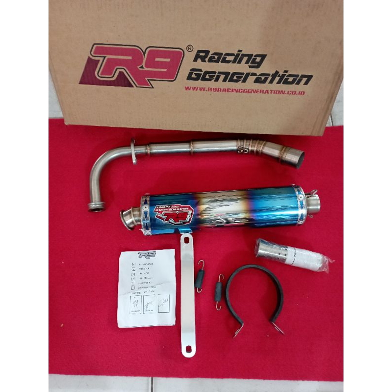 Knalpot racing Mio Sporty ori R9 Newmugello