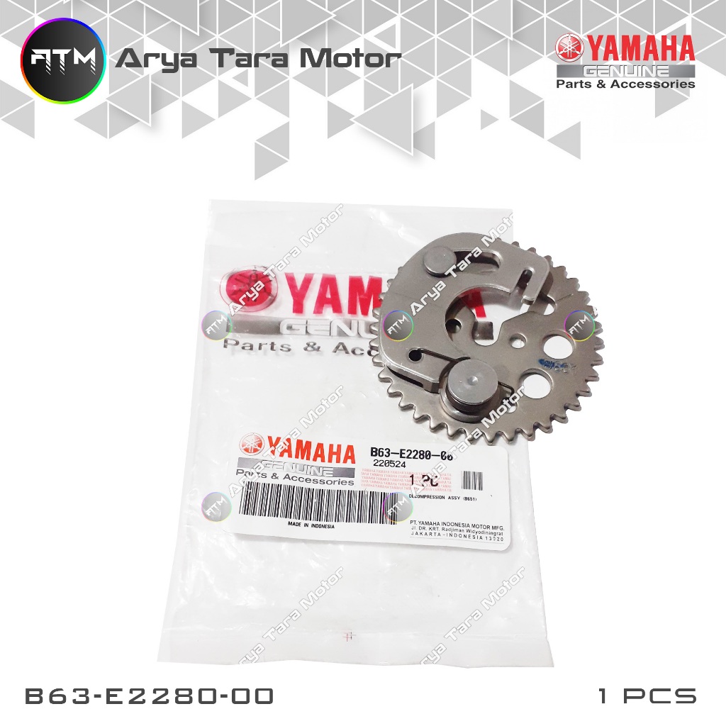Gear Sentrik (B63) Lexi 125 2019, Aerox 155 2017-2019 B63-E2280-00 YGP (Yamaha)
