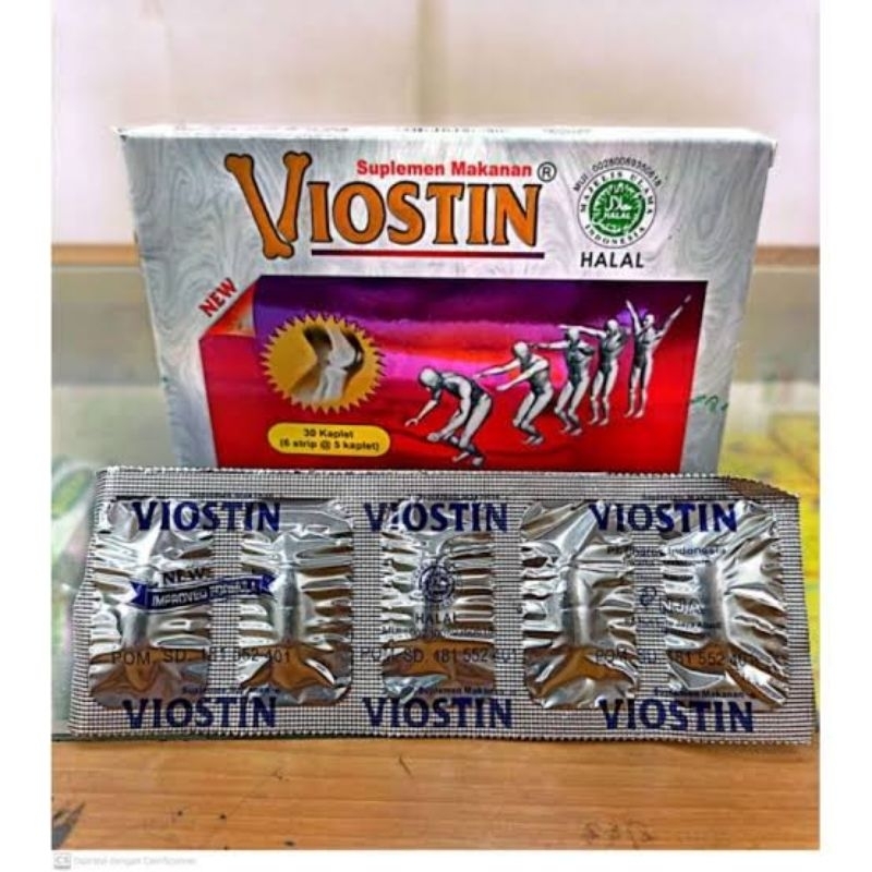 

Viostin DS isi 5 Tablet | Vitamin Persendian | Membantu Memelihara Kesehatan Persendian