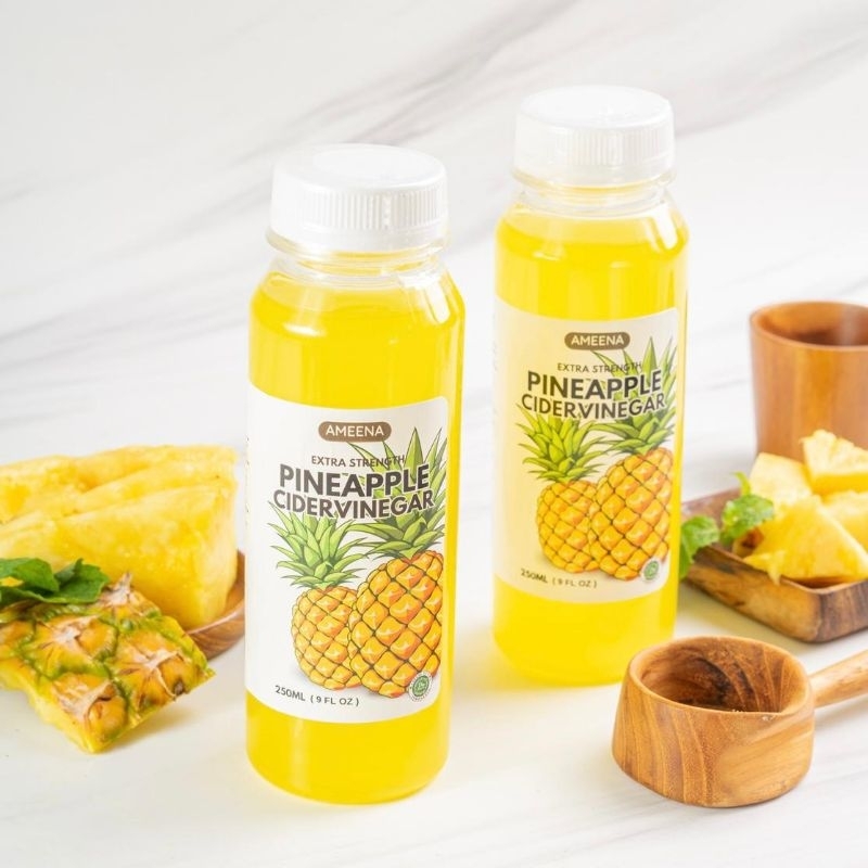 

Cuka Nanas Vinegar With The Mother - Pineapple Organic 250ml | Ameena Premium Quality