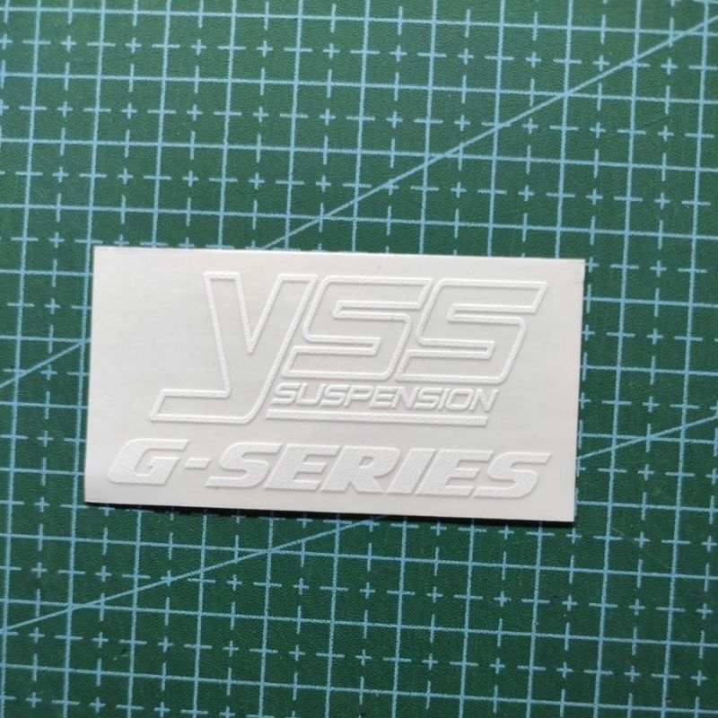Sticker stiker YSS Suspension G-Series