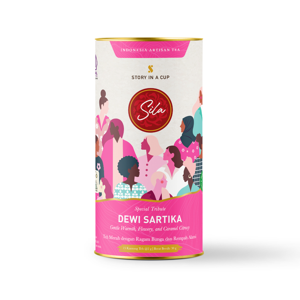

Sila Artisan Tea | Dewi Sartika | Canister | Teh Premium | Red Tea