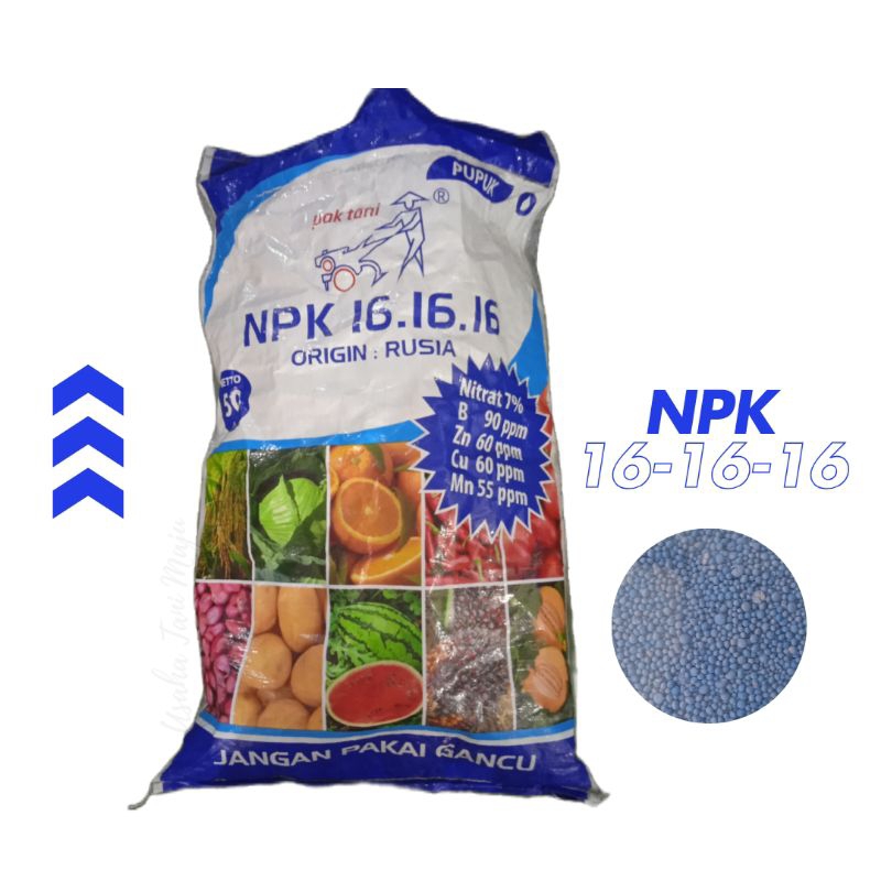 Pupuk NPK 161616 PAK TANI 1 Kilogram