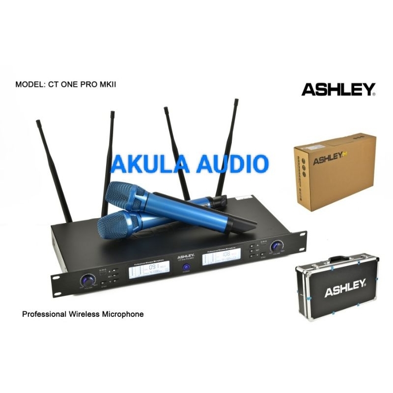 Microphone Wireless Dual Handheld Ashley CT ONE PRO MKII