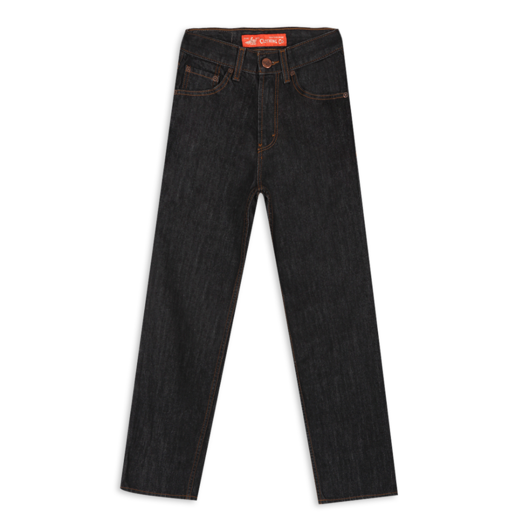 LEA 606 - LEA Jeans Basic Orange Label Next Gen Sulphur Black Denim 13oz 606040101