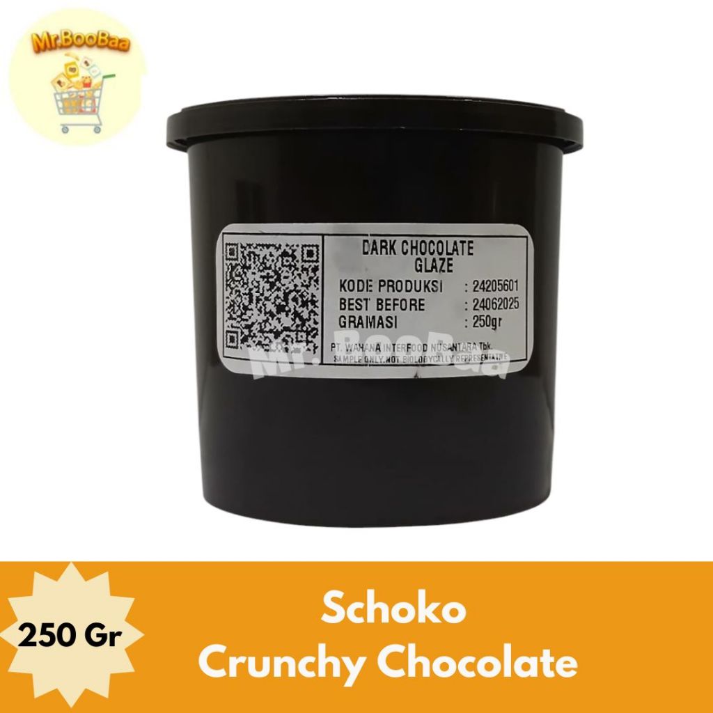 

SCHOKO Crunchy Chocolate Glaze - 250 Gr / Filling & Spread / Selai Coklat