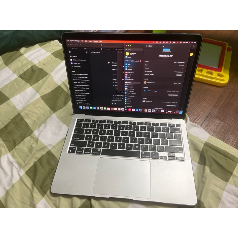 Macbook air M1 2020 512 GB
