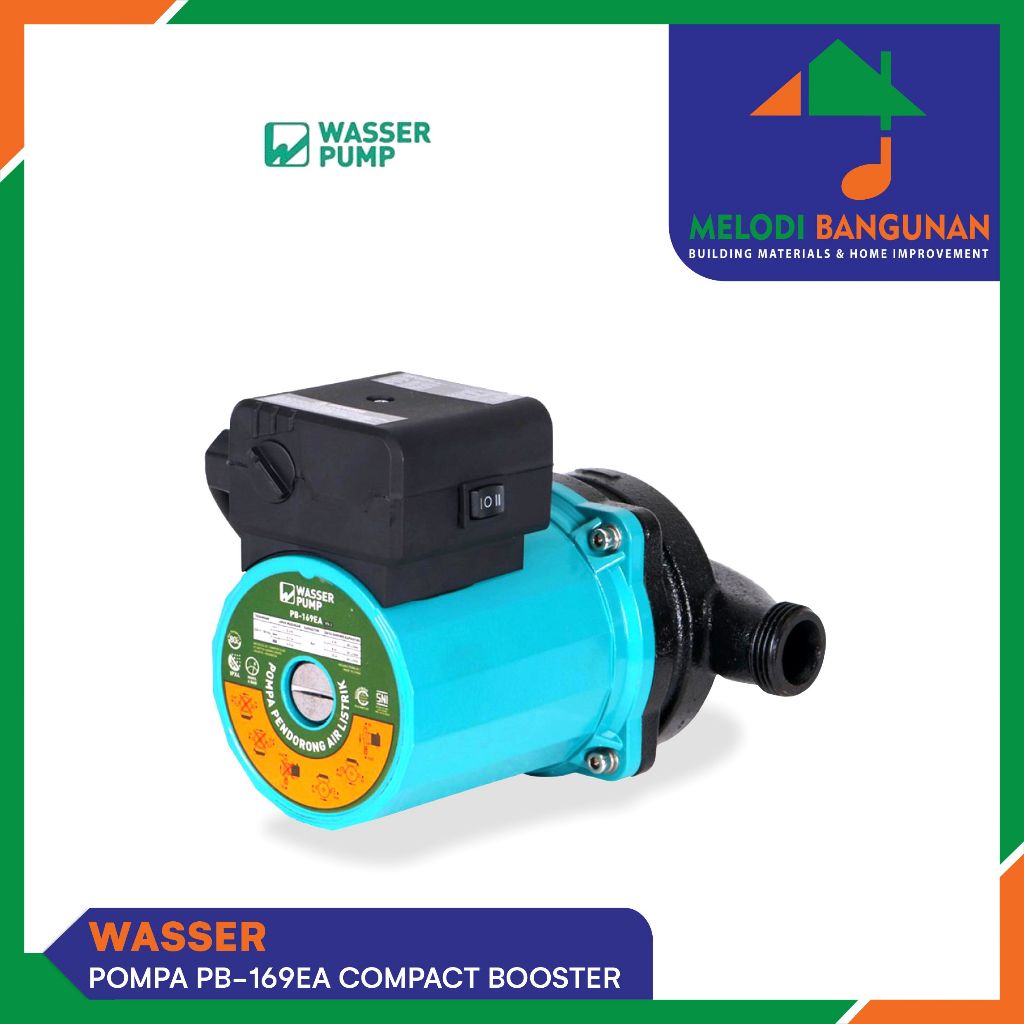 Wasser - Pompa Air Dorong Booster Pump Compact Pb 169 Ea 169EA Pb169Ea