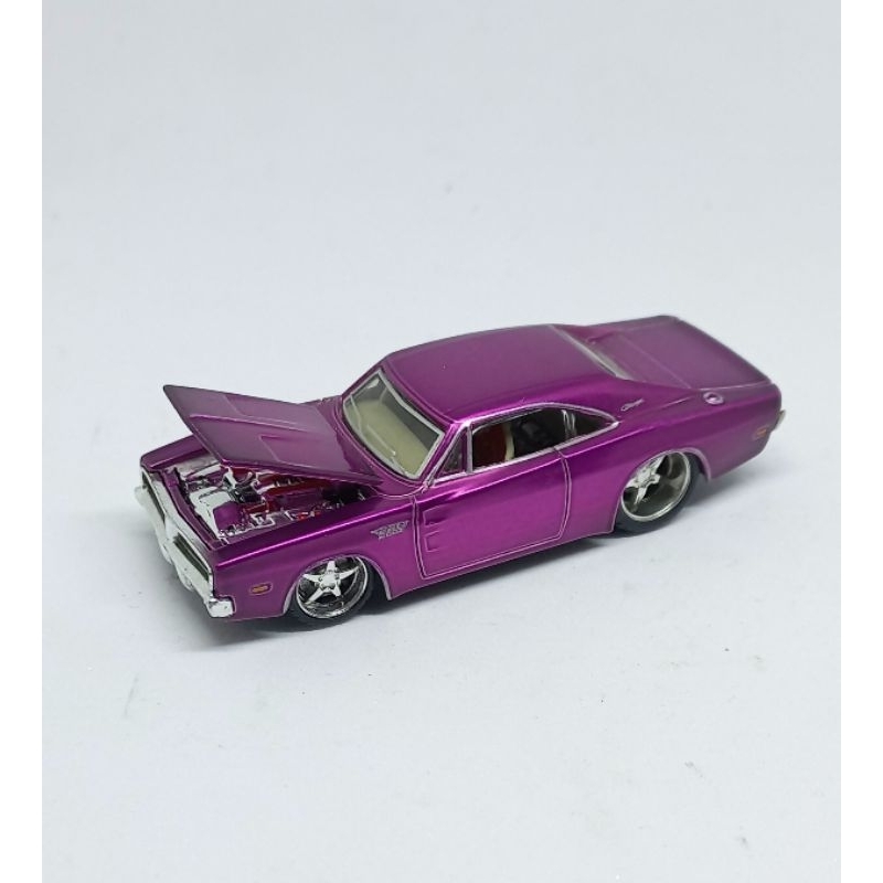 maisto 1969 dodge charger r/t pro rodz 1/64 ban karet loose diecast
