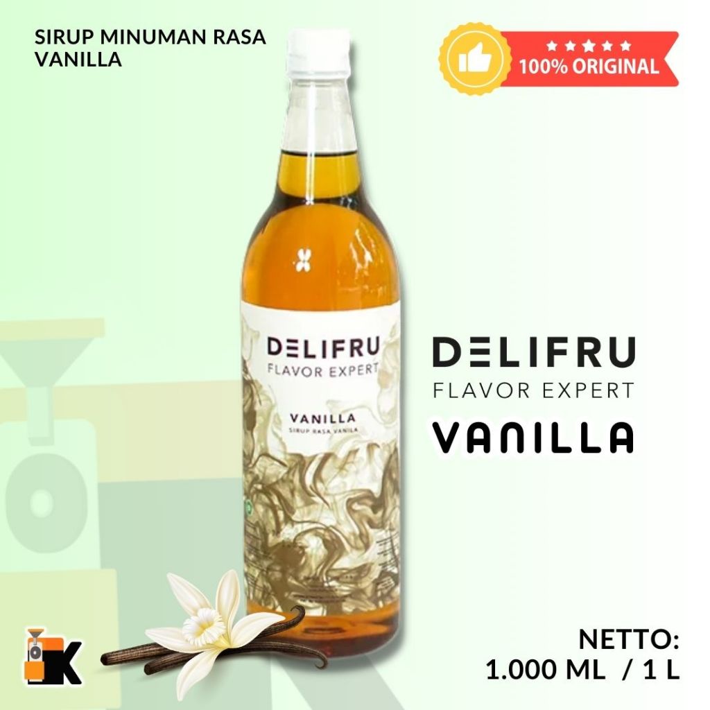 

Kieta Roastery - Syrup Delifru Vanilla 1000ml