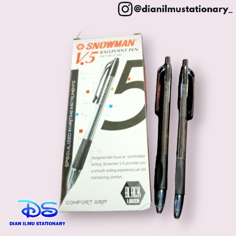 

Bolpoint Snowman V-5 isi 12pc