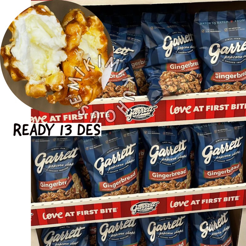 

READY 13 DES NEW GARRETT GINGERBREAD POPCORN NEW FLAVOUR REAL GINGER POP CORN SNACK GARRETT CARAMEL CINNAMON CHOCOLATE CHEESE ALMOND SNACK SINGAPORE CHOCO MINT CHICAGO MIX