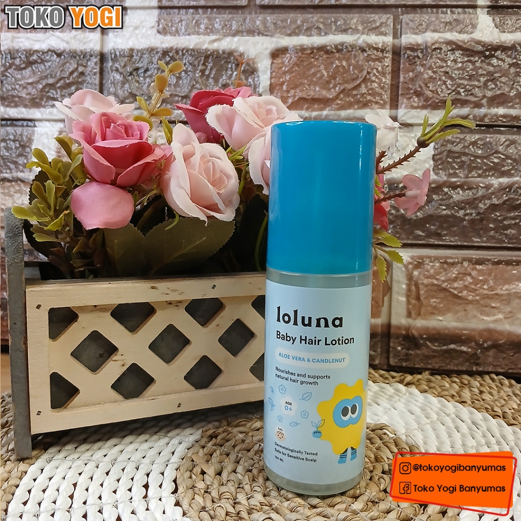 LOLUNA BABY HAIR LOTION 100ml SPRAY || MINYAK RAMBUT BAYI
