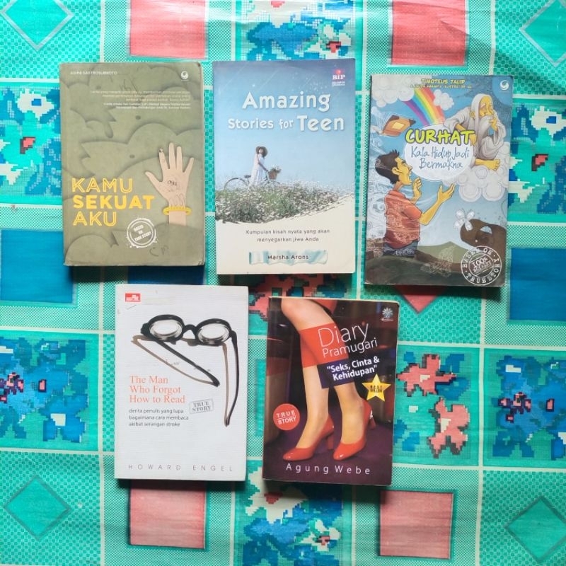 Varian Buku Diary - Kisah Nyata: CURHAT Kala Hidup Jadi Bermakna, KAMU SEKUAT AKU, AMAZING Stories f