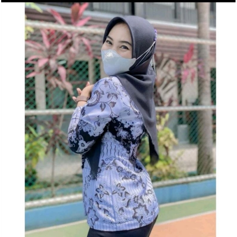 BAJU PGRI WANITA LAPIS FURING