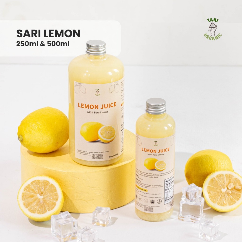 

Tani Organic Sari Lemon - Air Lemon Murni - Pure Lemon Juice