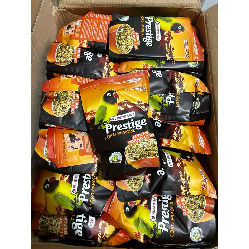 prestige lovebird prestige lb pakan burung lovebird parque african parakeet mix versele-laga made in