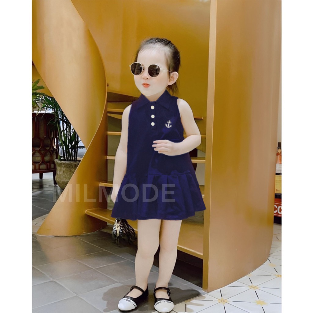 MILMODE - DRESS ANAK SAILOR (6 BULAN - 6 TAHUN) MOTIF BORDIR
