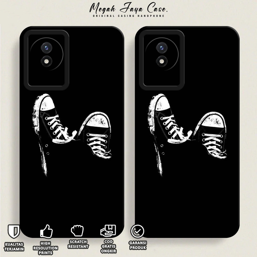 Softcase Hp VIVO Y02 / Y02A / Y02T - Case Hp VIVO Y02 / Y02T / Y02A Motif BLCK - Casing Hp VIVO Y02 