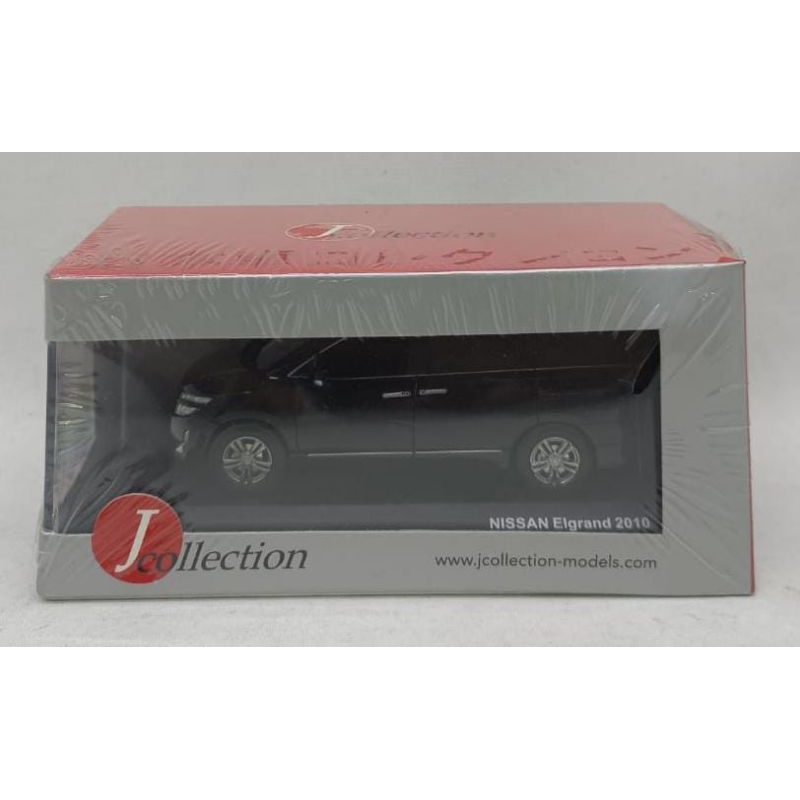 Jcollection Nissan Elgrand 2010 Black Skala 1:43 Segel