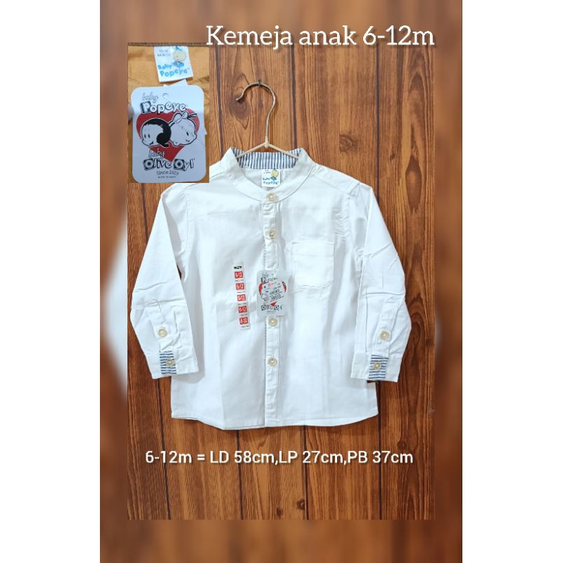Kemeja Baby Popeye