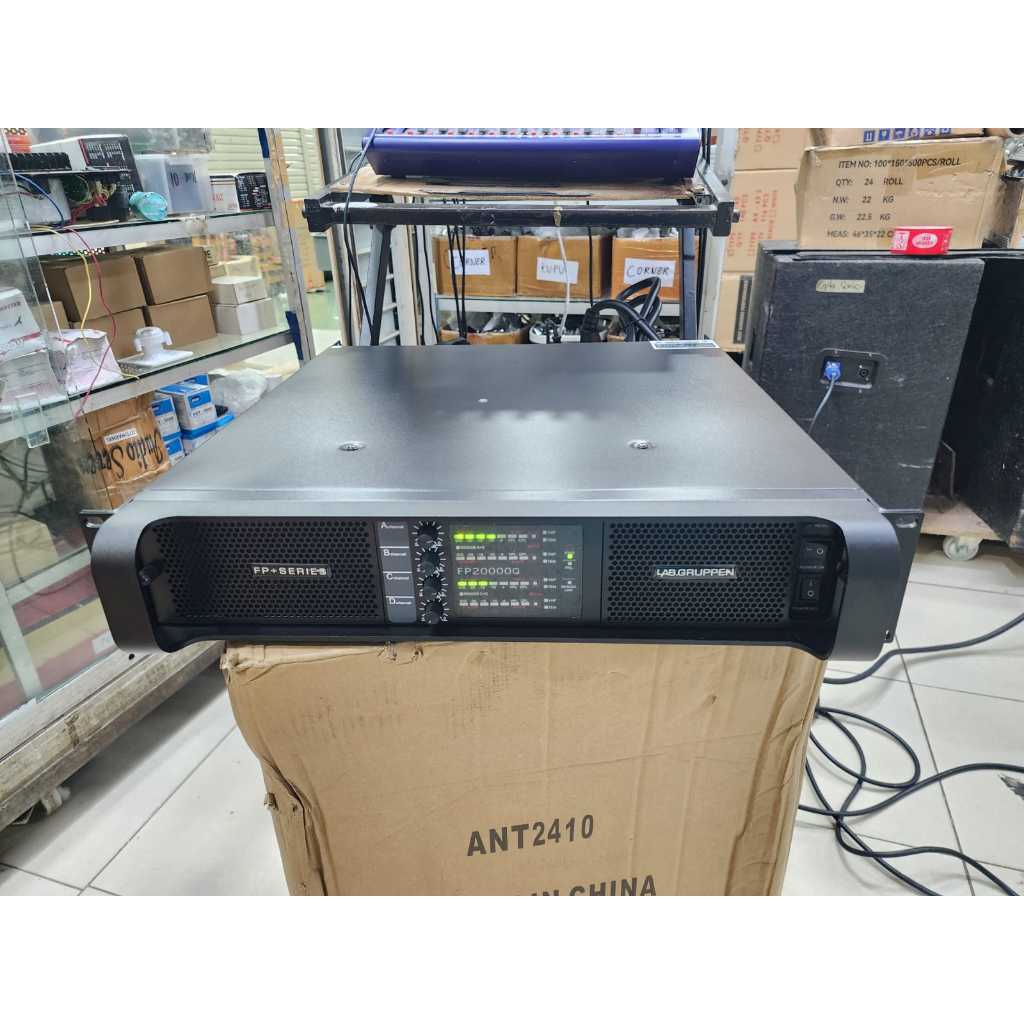 (PETI KAYU) Power Amplifier Labgruppen FP20000Q / FP 20000Q / FP 20000 Q / FP20000 Q