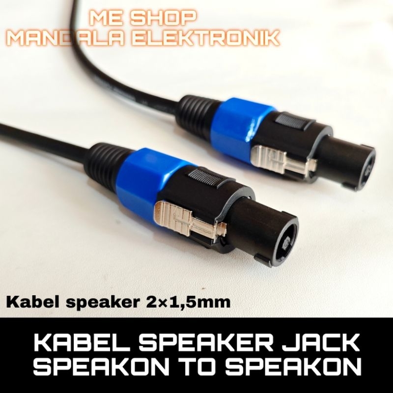 kabel speaker audio jack speakon to jack speakon