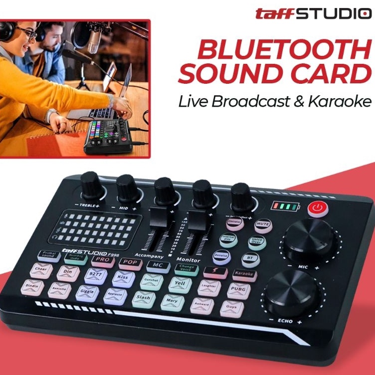 Murah Spesial  Audio Soundcard F998 V8 V8s V8Plus Taffstudio