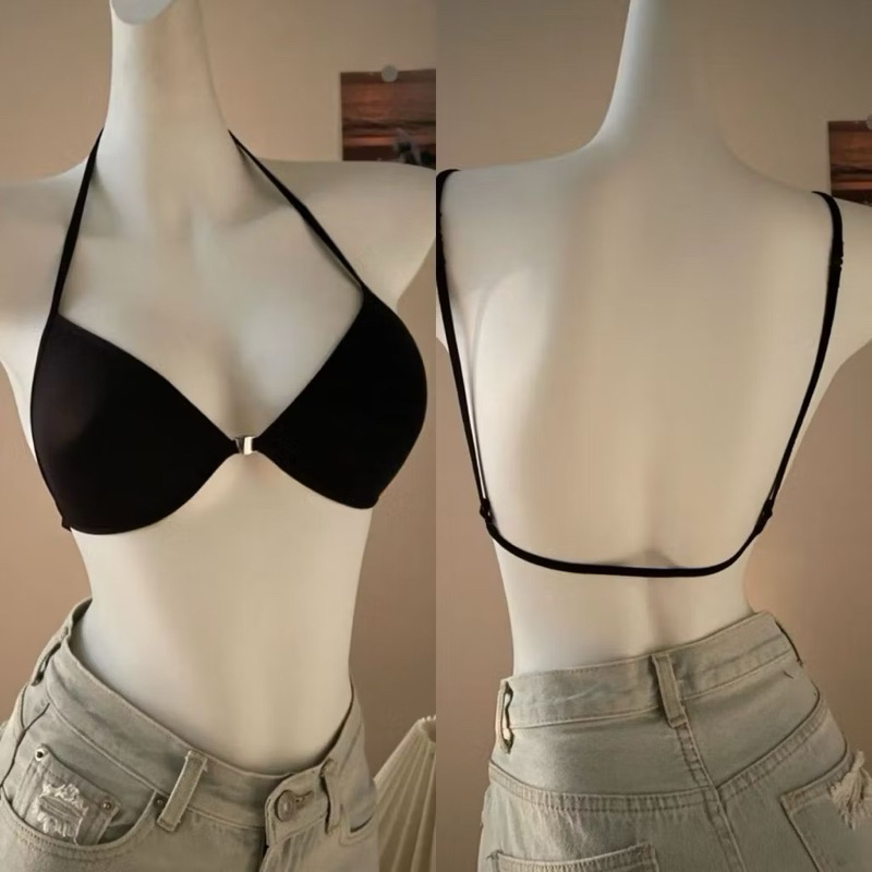 Bra 030 Bra / BH Kancing Depan Backless motif Tally cup kecil ,Busa tipis