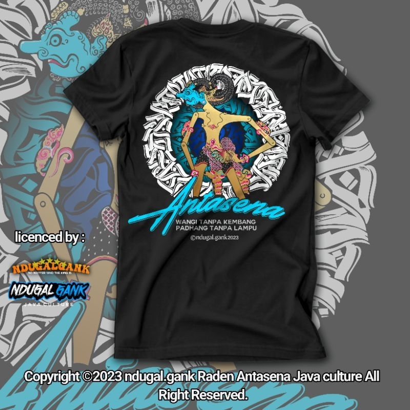 T-shirt Antasena ndugal kewarisan - new design Java culture - Ndugal gank