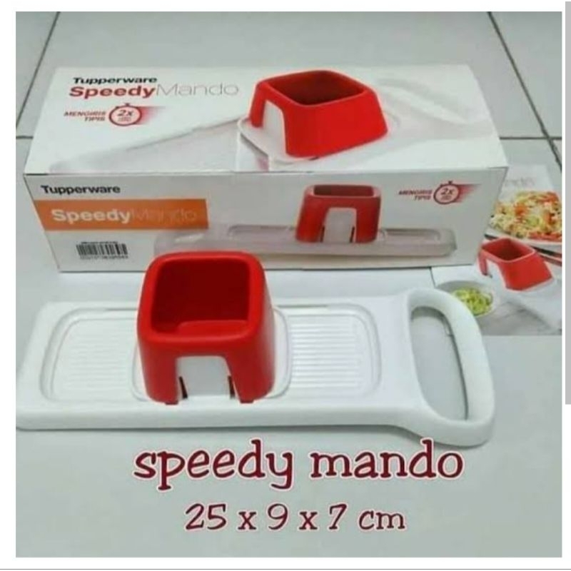 Pengiris Bawang / Speedy Mando Tupperware ( FREE Bubble Warp )