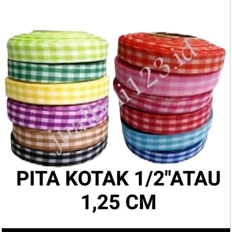 

PITA MOTIF KOTAK 1/2 INCH ATAU 1,25 CM