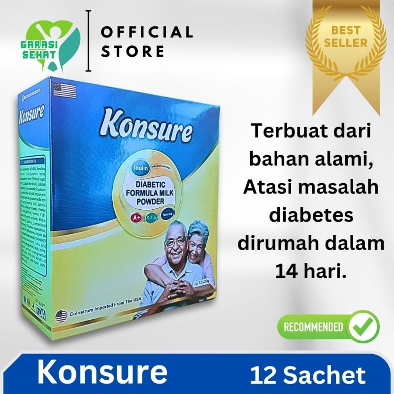 

NEW KEMASAN || SUSU KONSURE SUSU UNTUK DIABETES KENCING MANIS DAN GULA DARAH