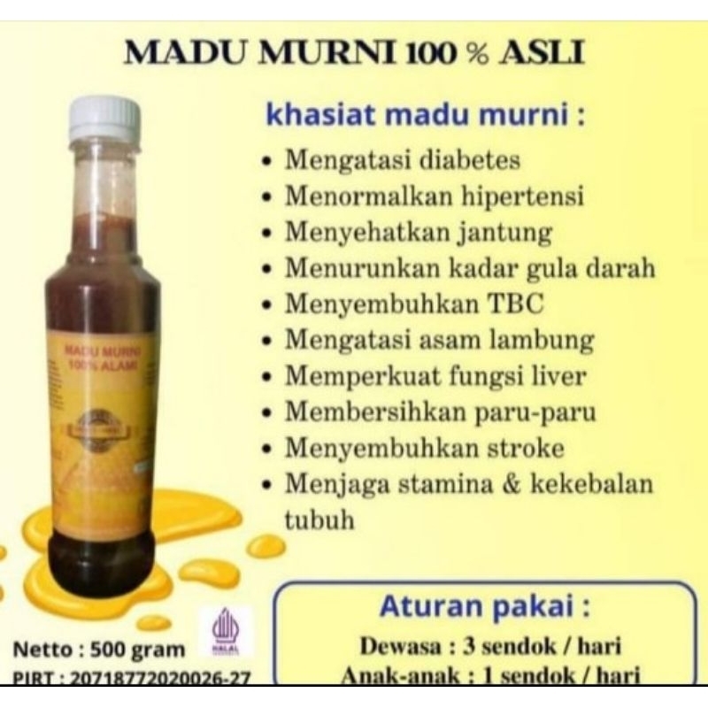 

MADU ASLI tanpa campuran