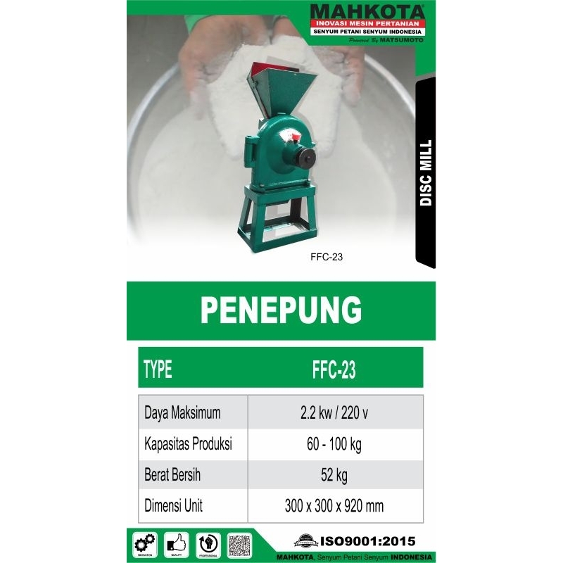 DISK MILL PENEPUNG MAHKOTA FFC 23