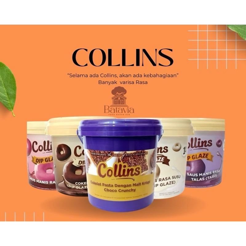 

COLLINS DIP GLAZE ALL VARIANTS 1 KG | Collins Glaze varian Rasa