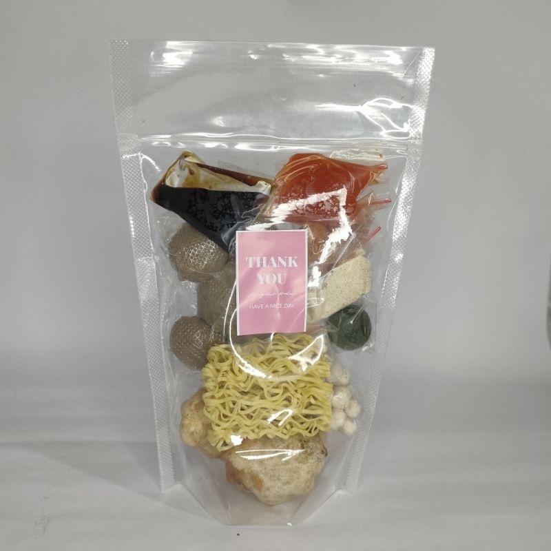 

Kemasan HEMAT BASO CUANKI harga lebih MURAH!! Enak gurih pedas kuah MEDHOK di jamin Halal