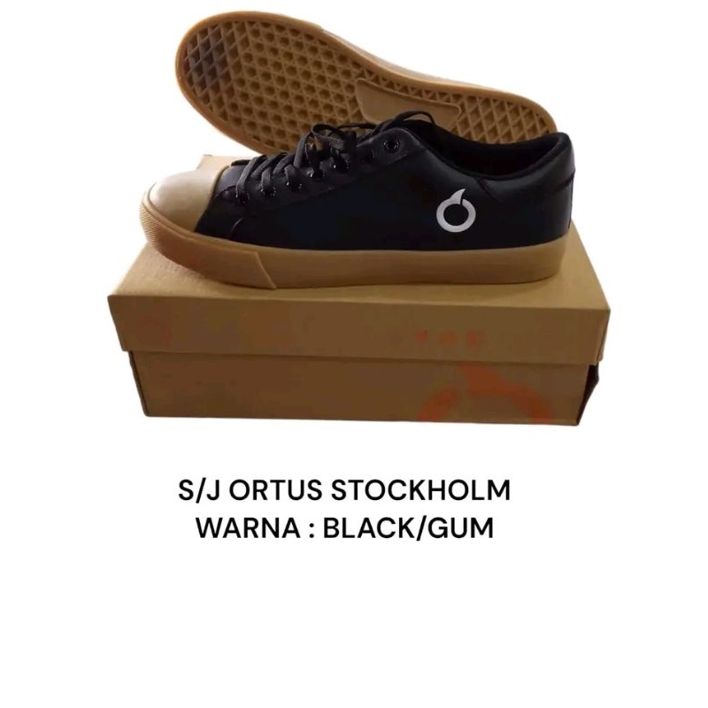 SEPATU SNEAKER STOCKHOLM BLACK/GAM