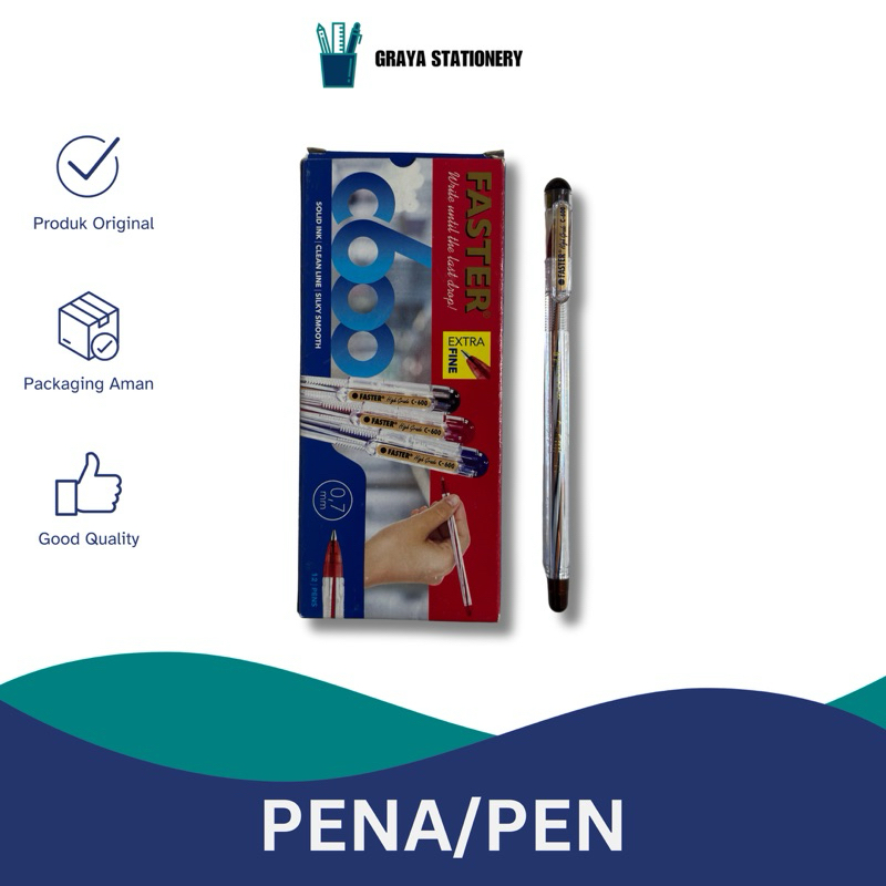 

Faster pen C-600 Hitam