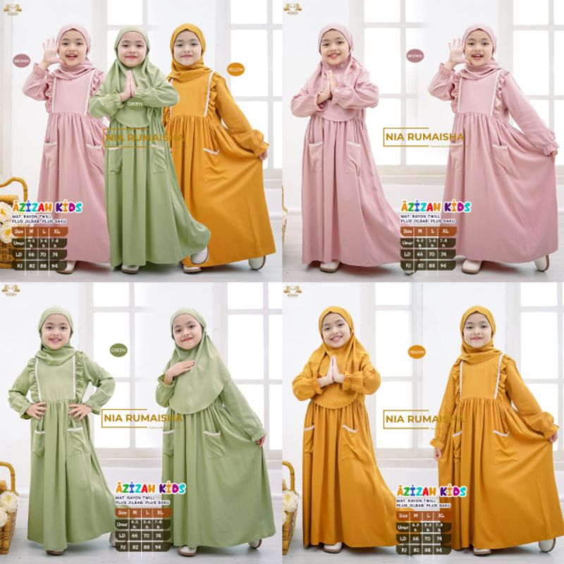 Azizah Kids / Gamis Anak Syari