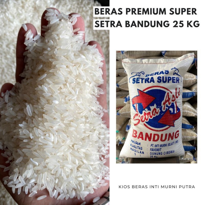 

Beras Premium Super Ramos Setra Bandung 100% Original 25 KG