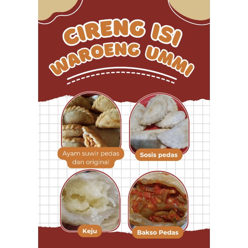 

Cireng Isi Waroeng Ummi (1 pack isi 5)