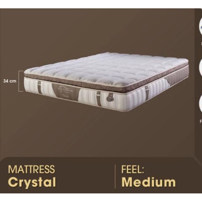 SPRING BED CRYSTAL KASUR TIDUR MODERN  SPRING BED SPRING AIR ORI