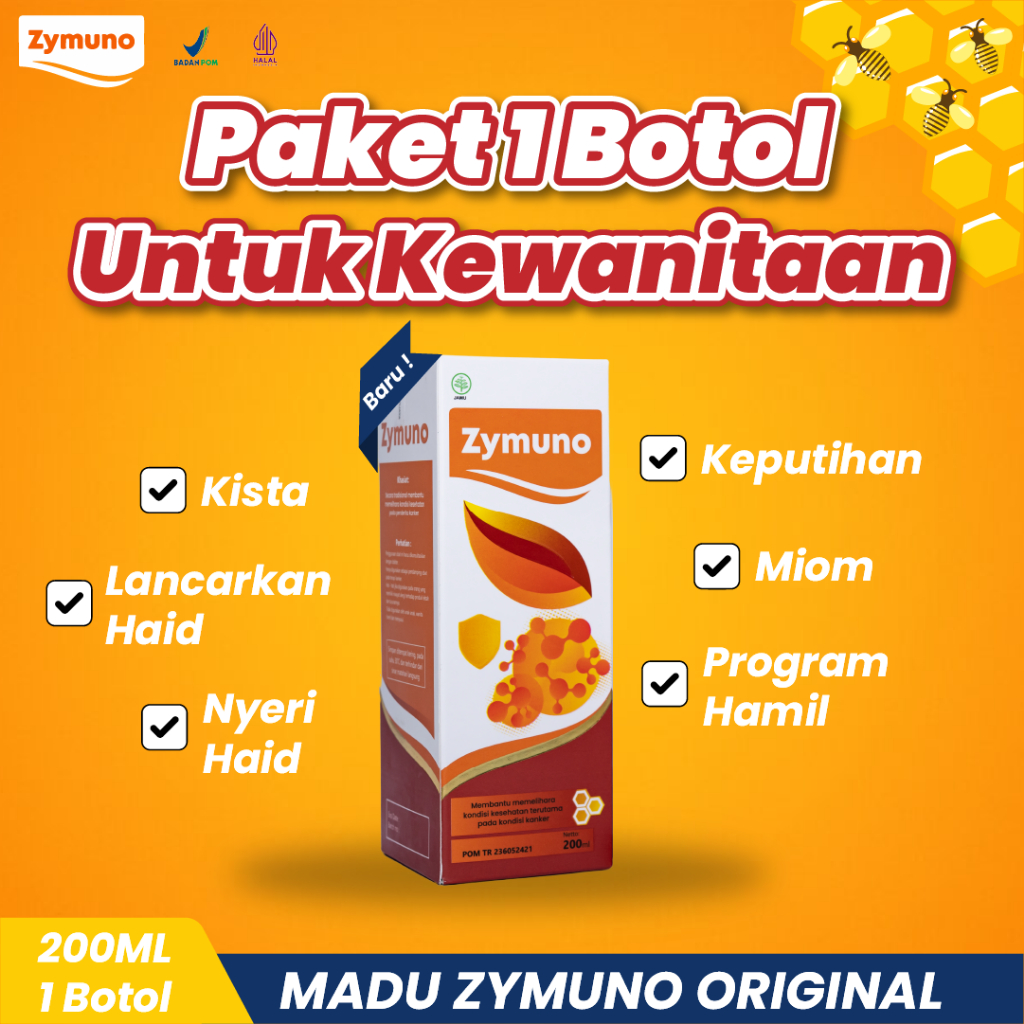 

Zymuno Madu Herbal untuk kewanitaan