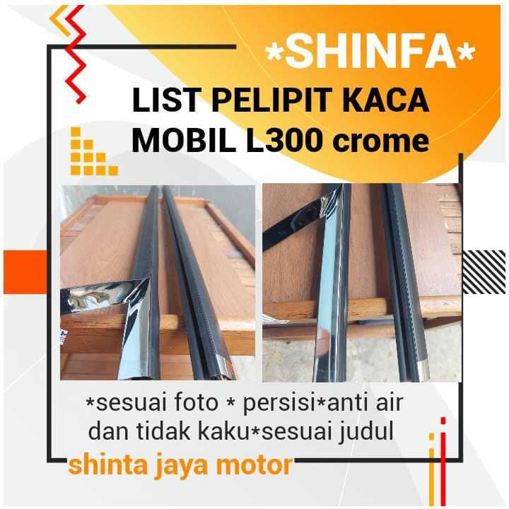 Pelipit kaca samping / weather strip L300