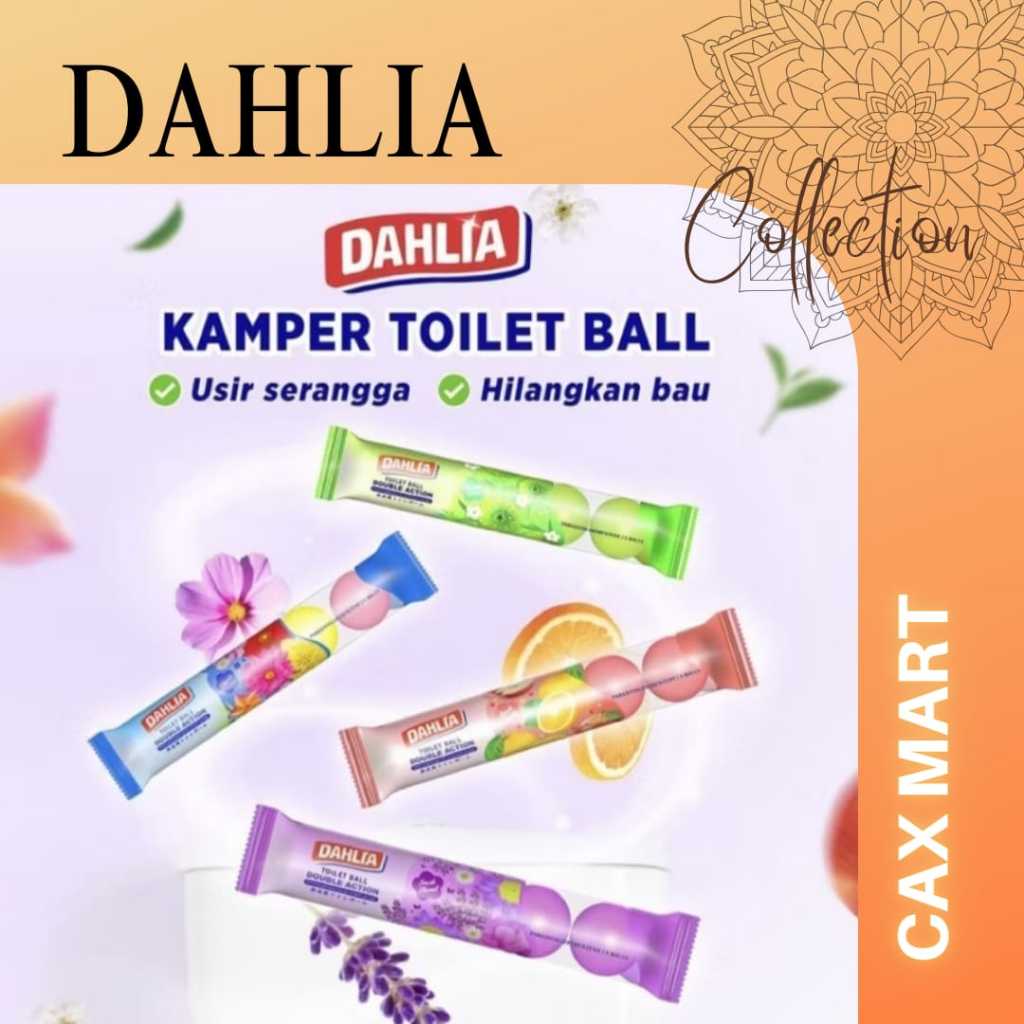 DAHLIA Kamper Toilet Ball | Kamper Pengharum Toilet