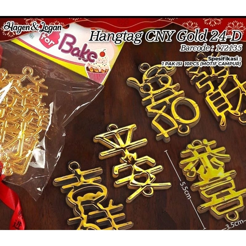 

Hangtag Label CNY Gold 10PCS